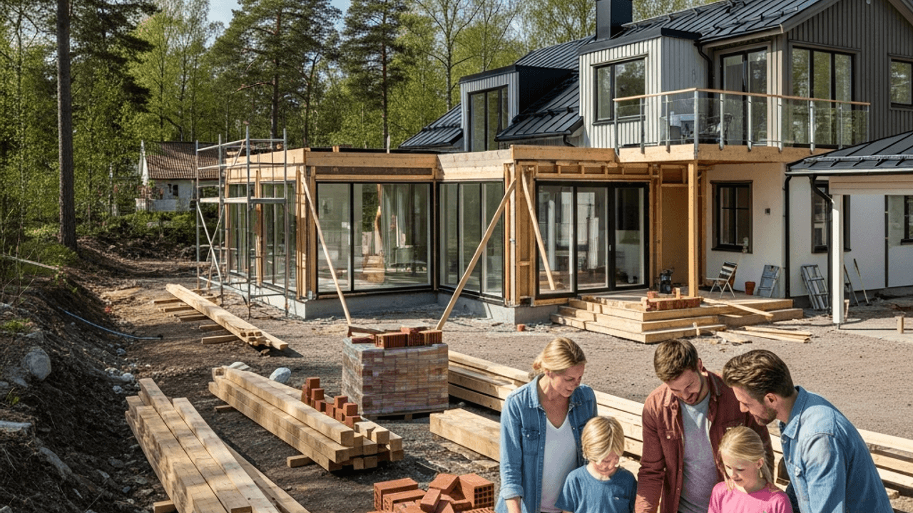 Bygga ut villa i Sundsvall: Vad man bör tänka på